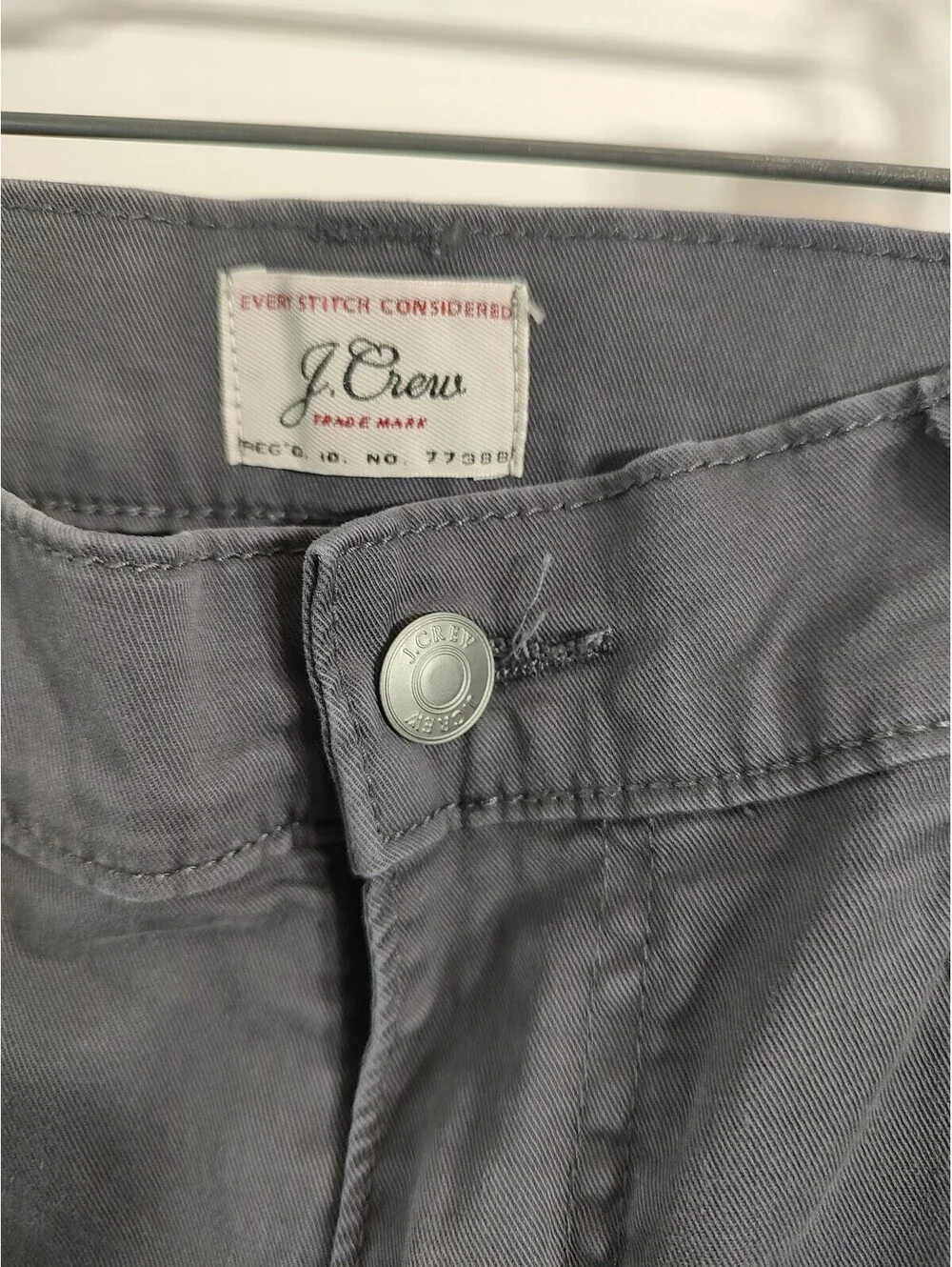 J.Crew 770 Straight Fit Gray Pants 36X34